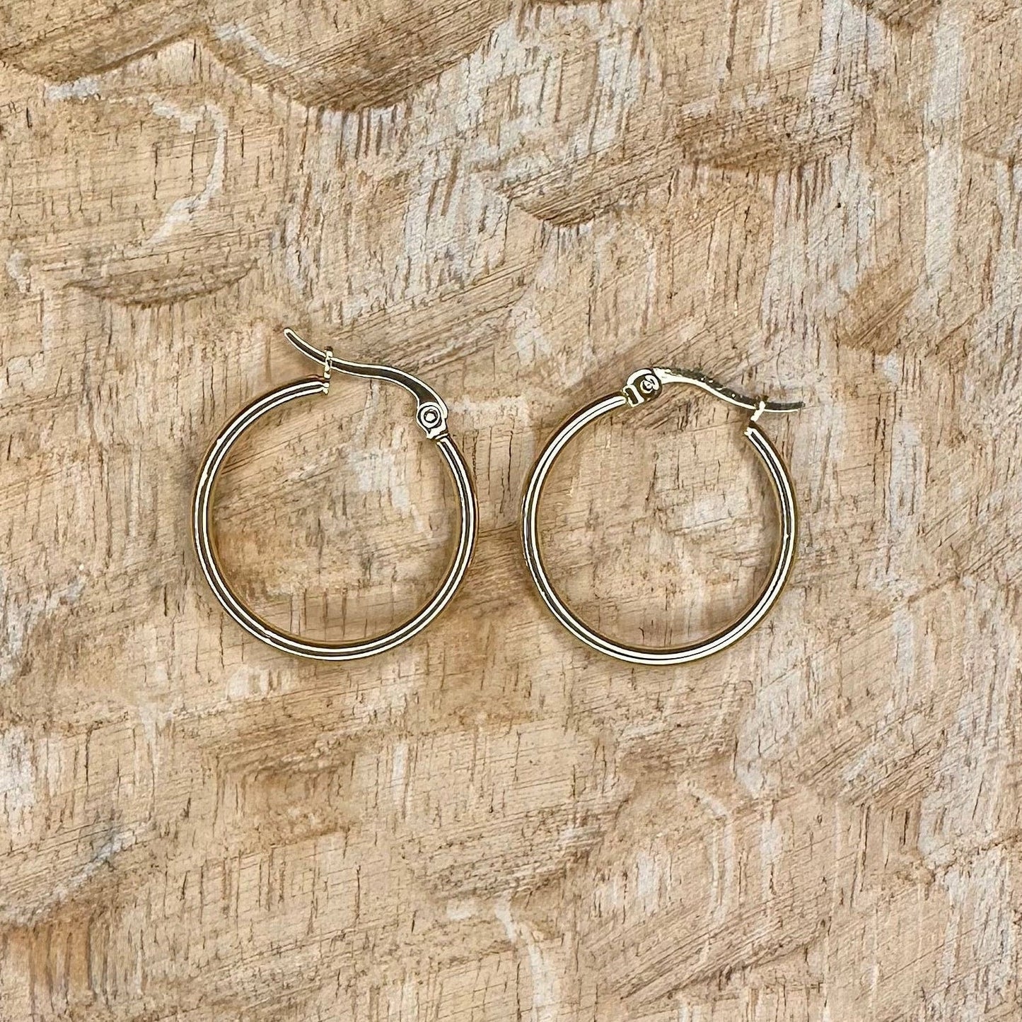 Boucles Soline Dorées 25mm