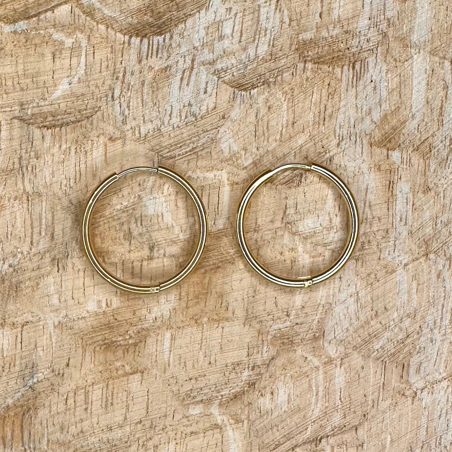 Boucles Aimy Dorées 24mm