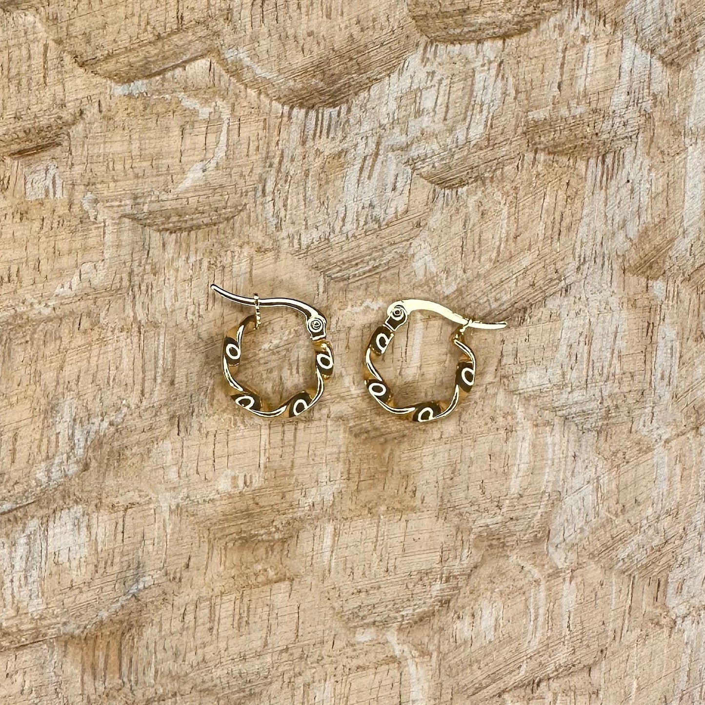 Boucles Céleste Dorées 15mm