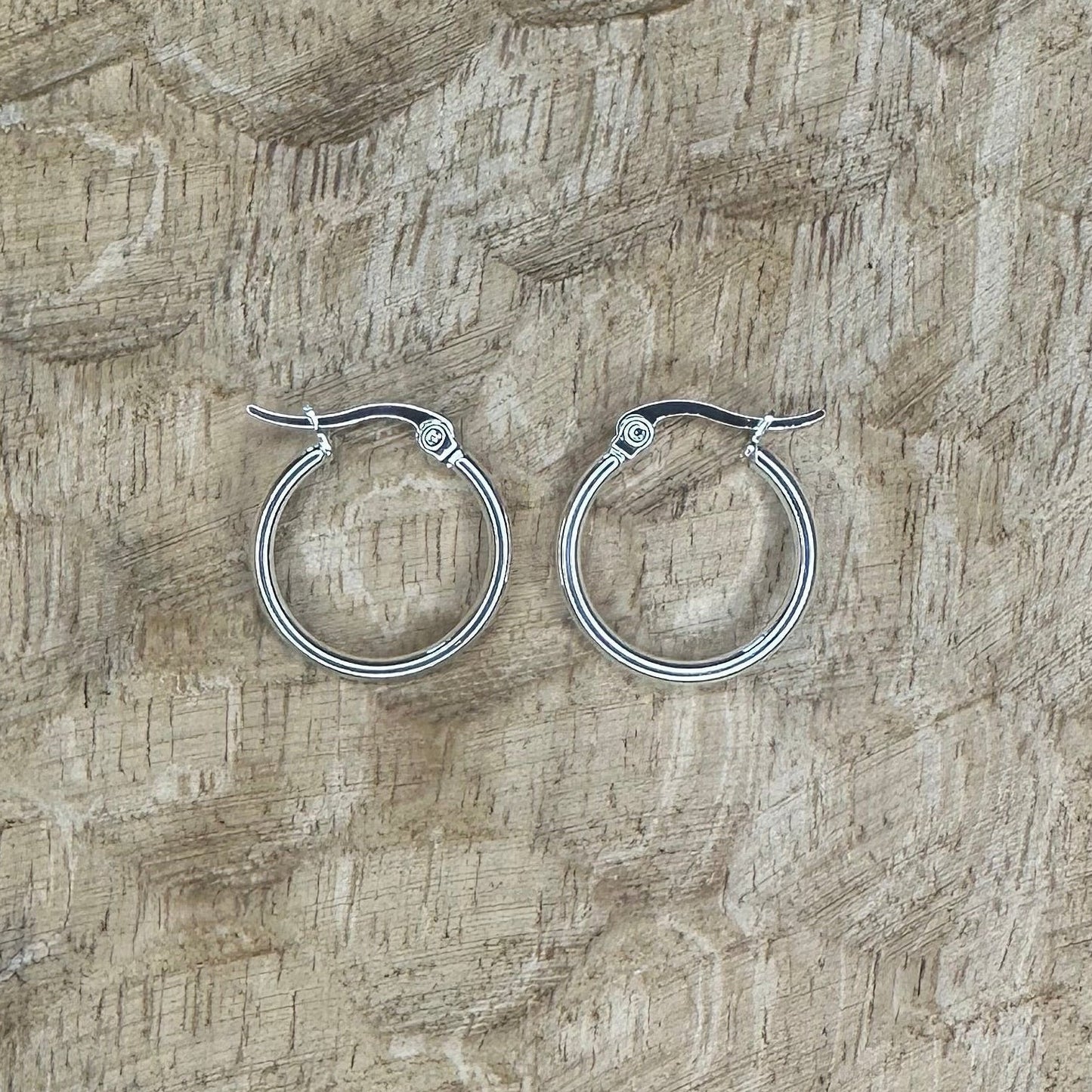 Boucles Soline Argentées 20mm