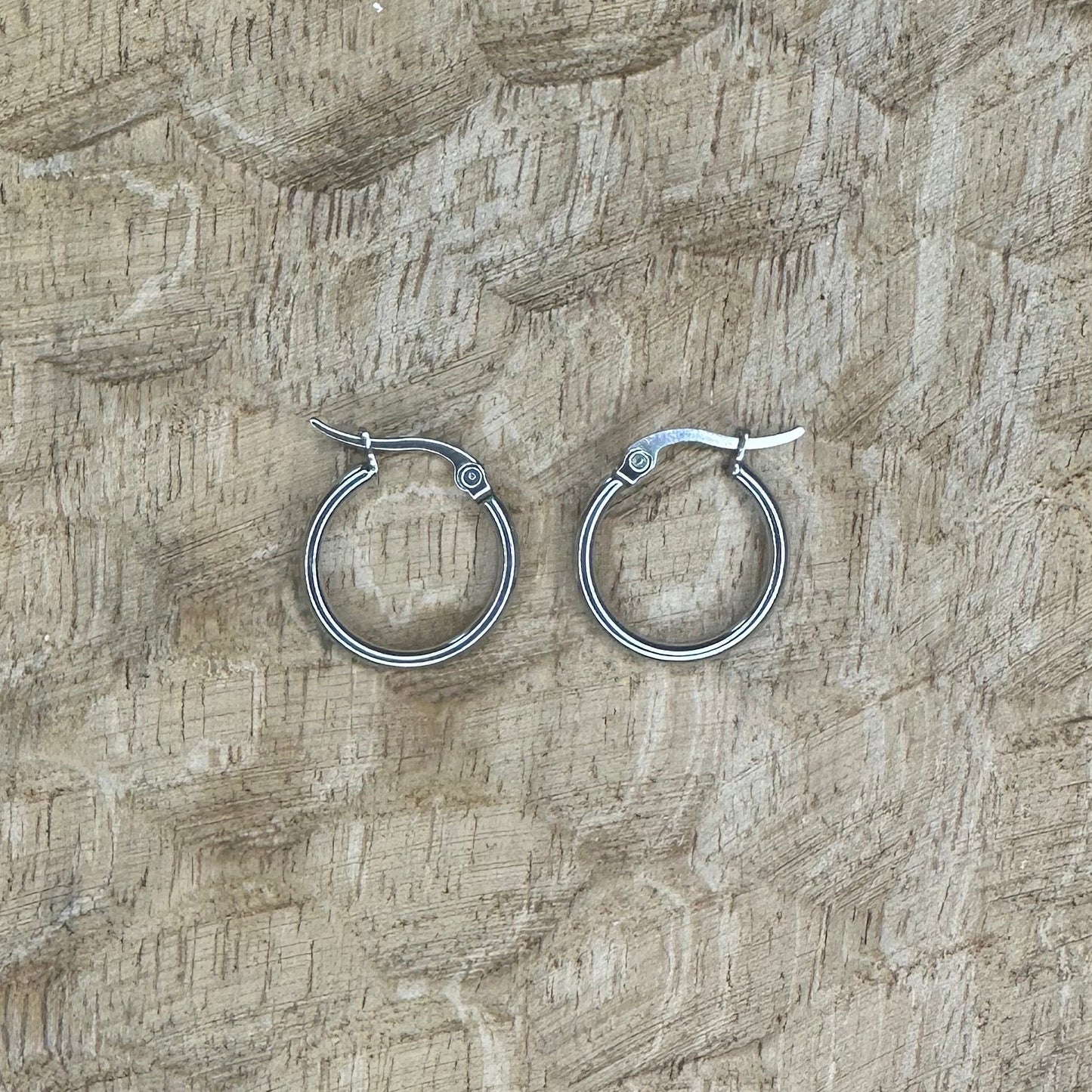 Boucles Soline Argentées 18mm