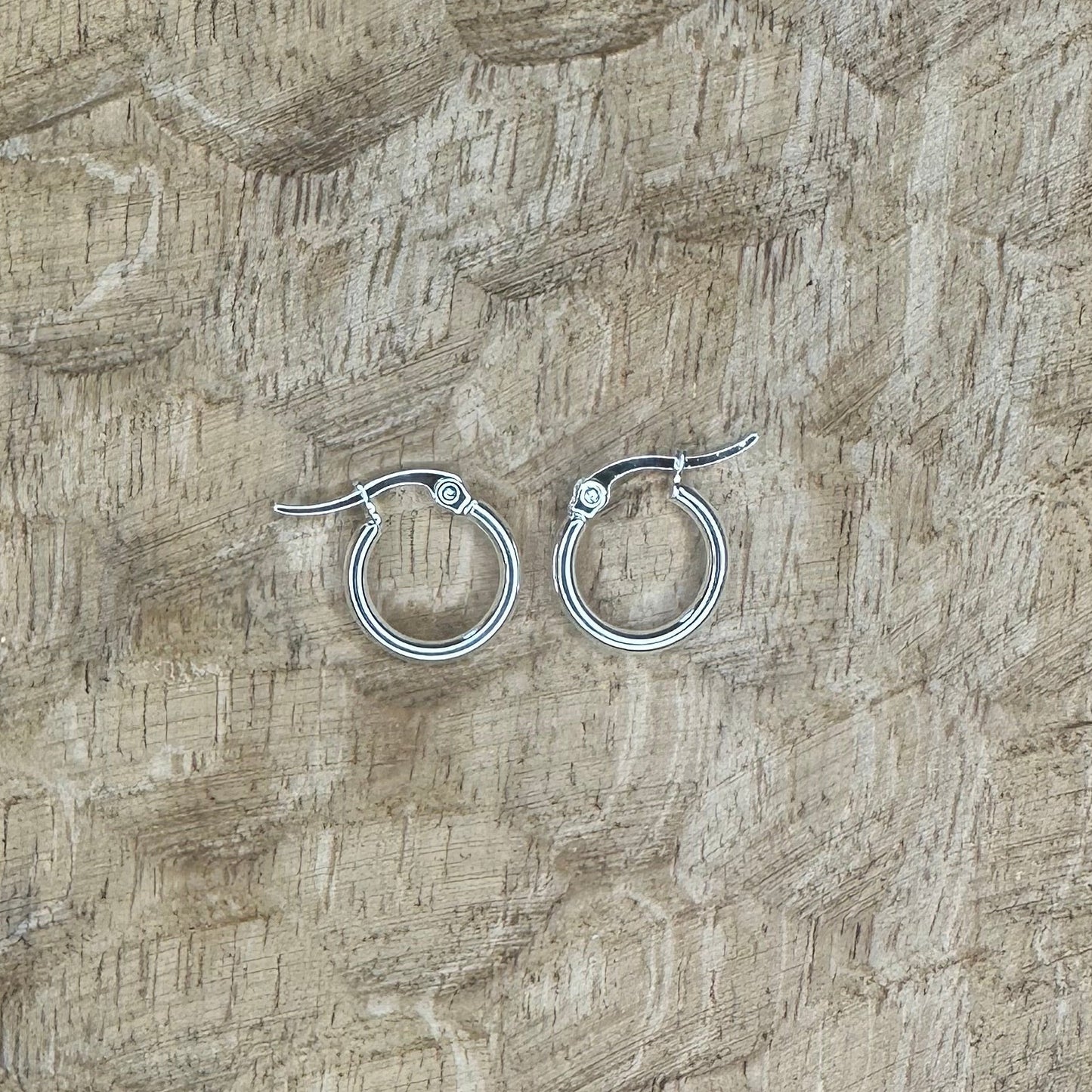 Boucles Soline Argentées 15mm