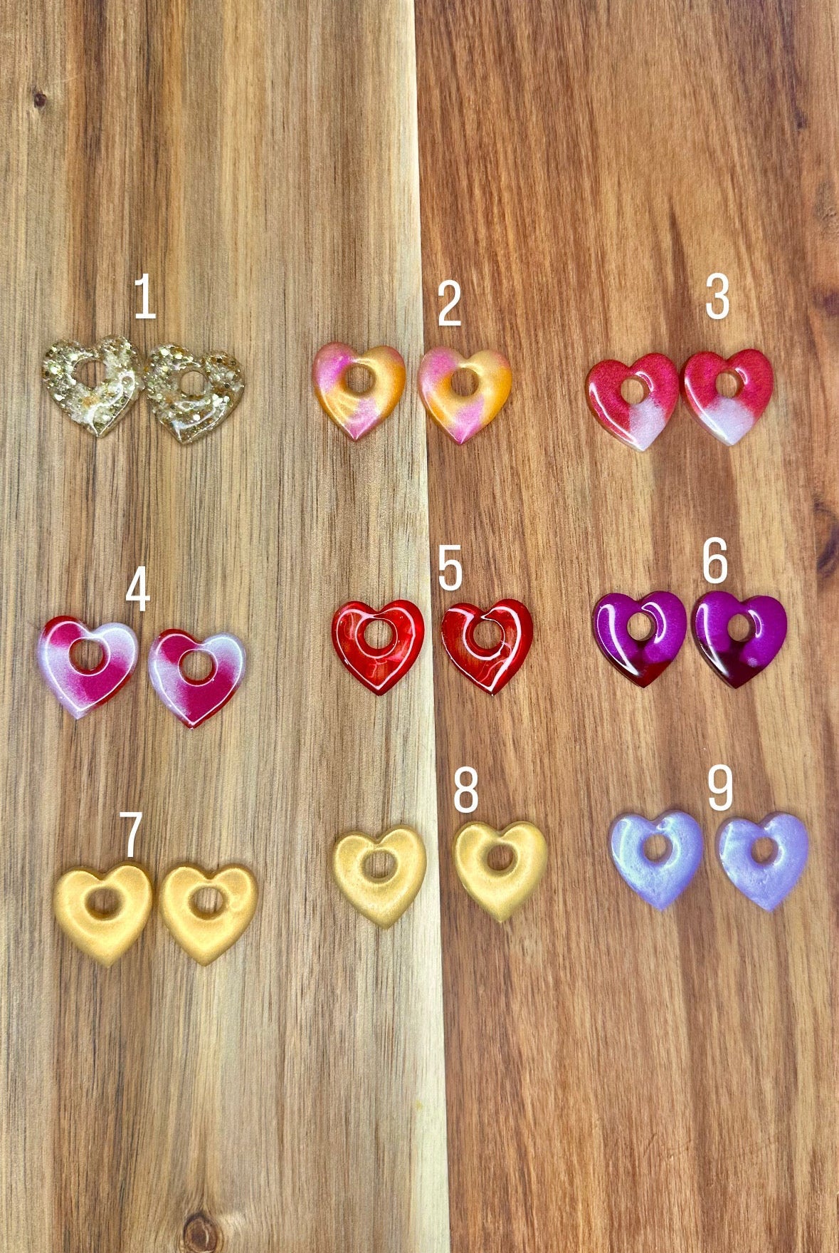 Pampilles Grand cœur 20mm