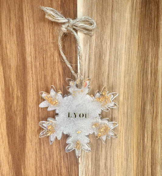 Boule sapin de Noël Flocon