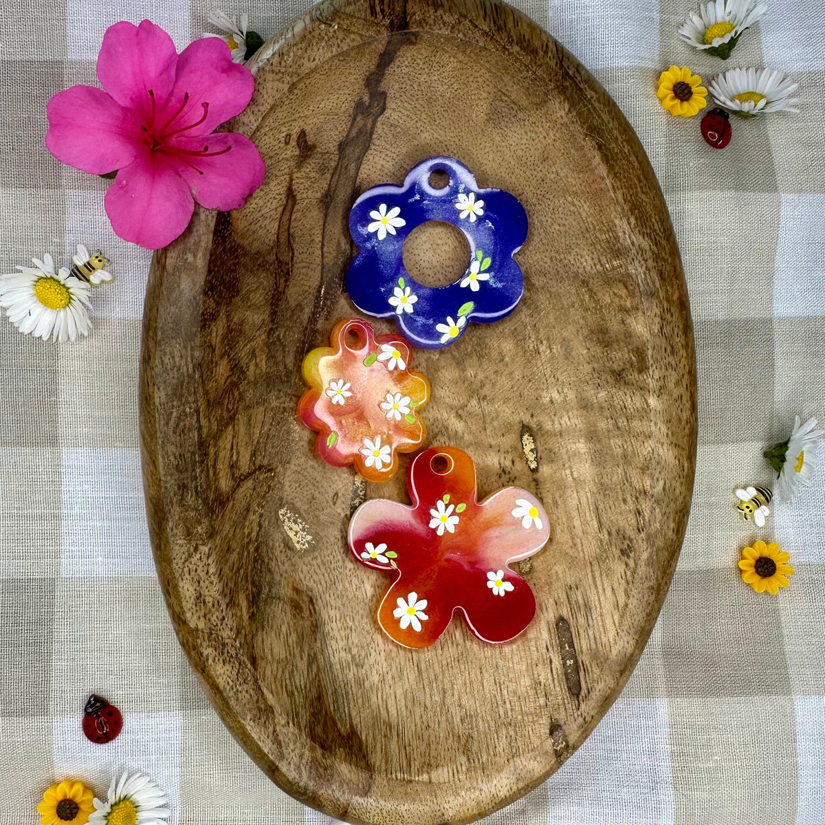 Médaille mini Marguerites