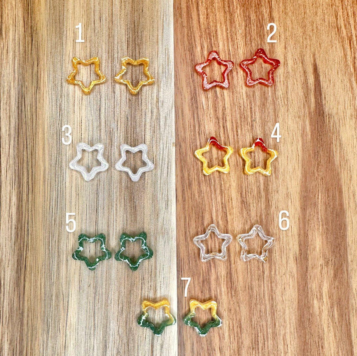 Petites Pampilles étoile 15mm