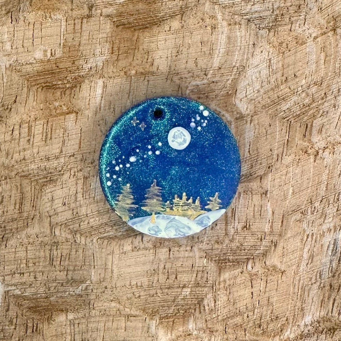 Médaille Nuit de Noël collection Noël enchanté