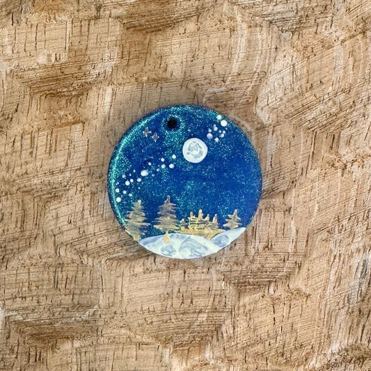 Médaille Nuit de Noël collection Noël enchanté