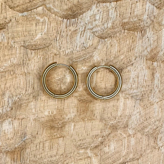 Boucles Azaé Dorées 18mm