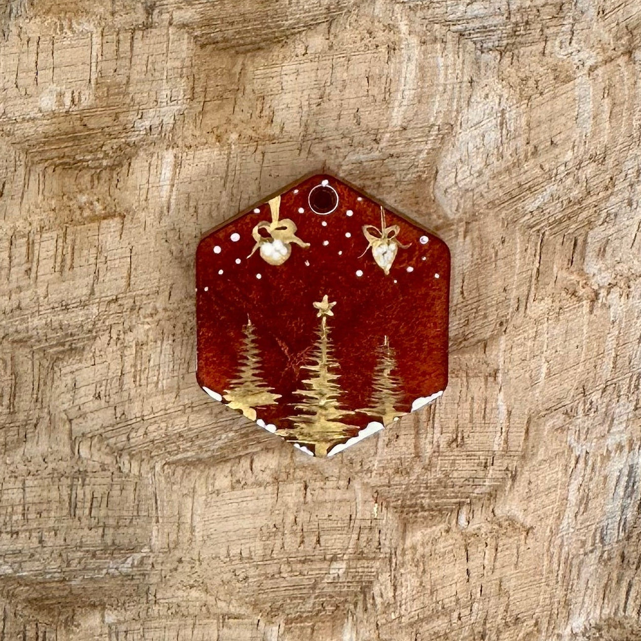 Médaille Sapin et Boules de Noël Collection Noël enchanté