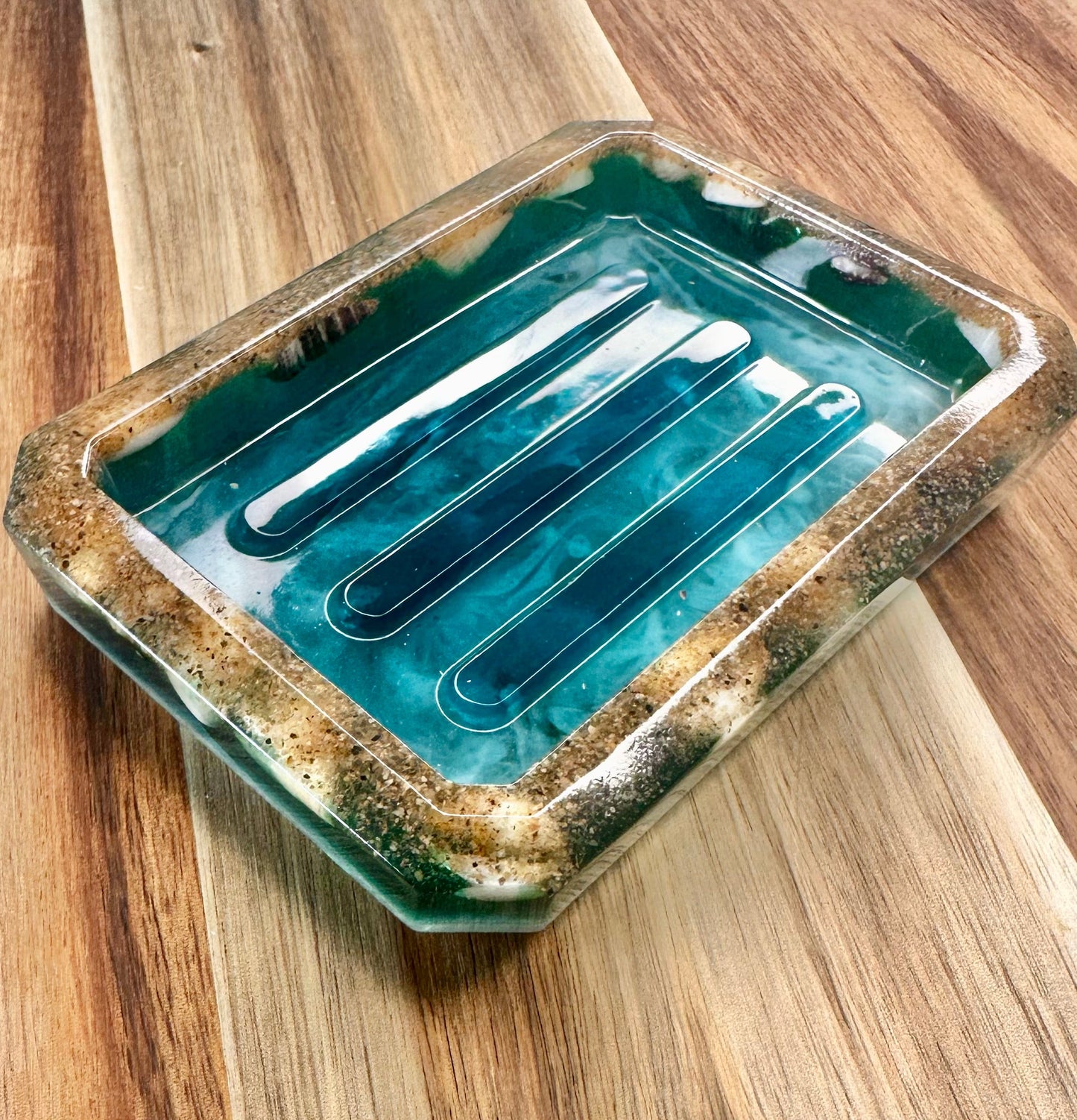 Porte savon effet océan