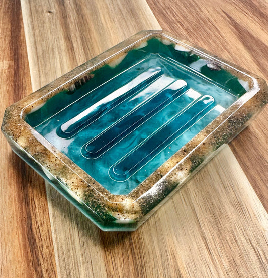 Porte savon effet océan