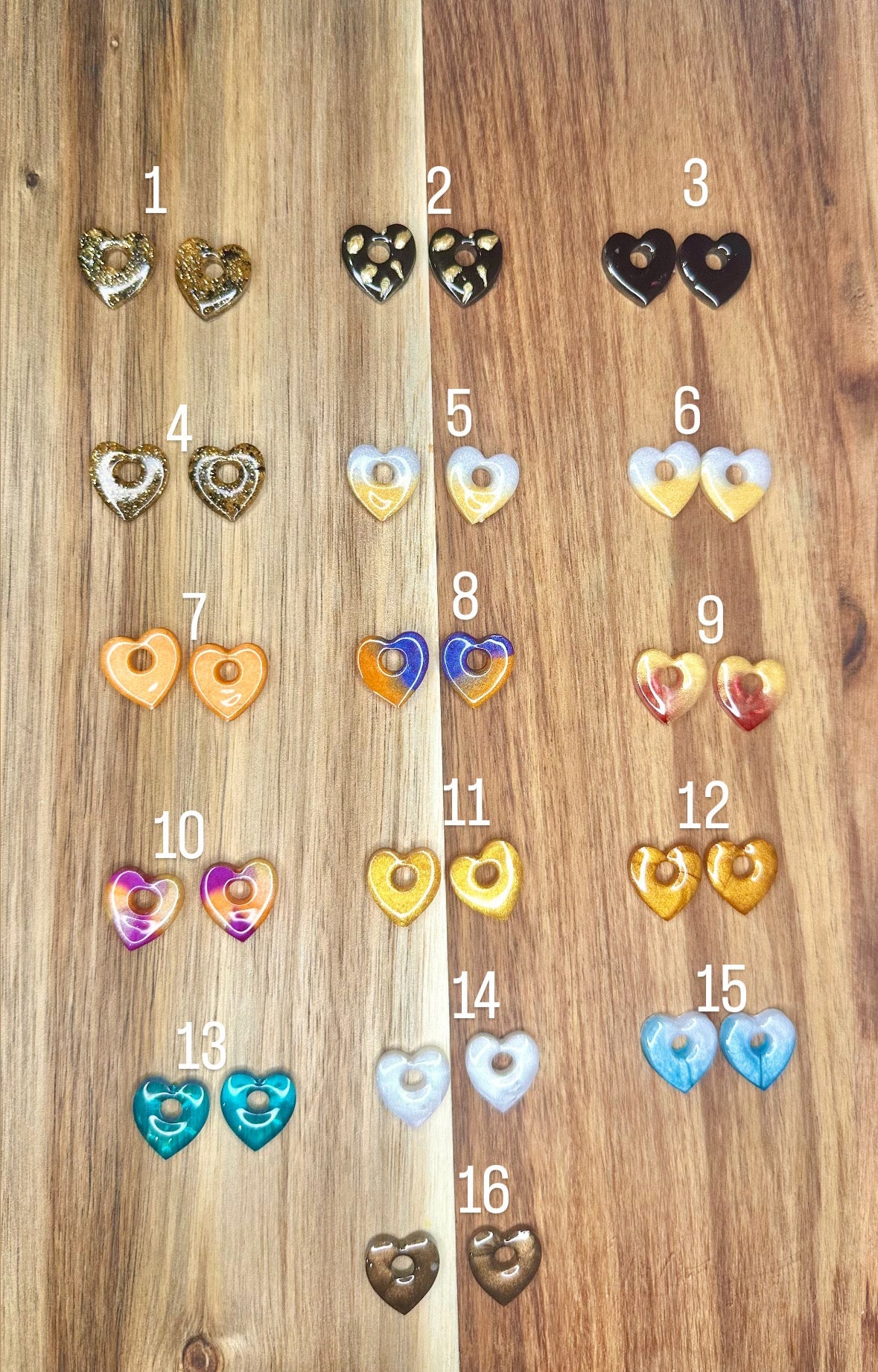 Pampilles Petit coeur 15mm