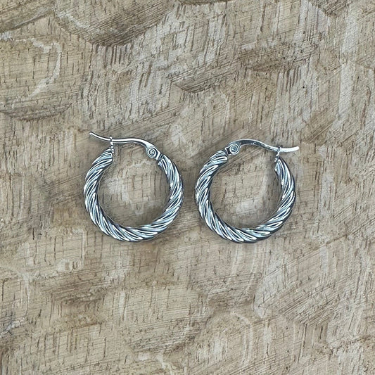 Boucles Leïla Argentées