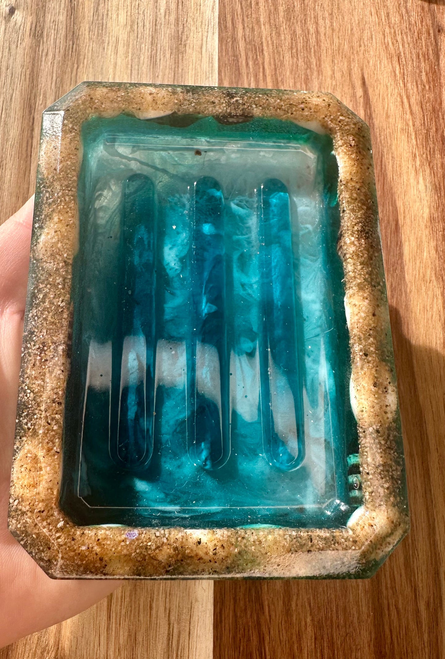 Porte savon effet océan