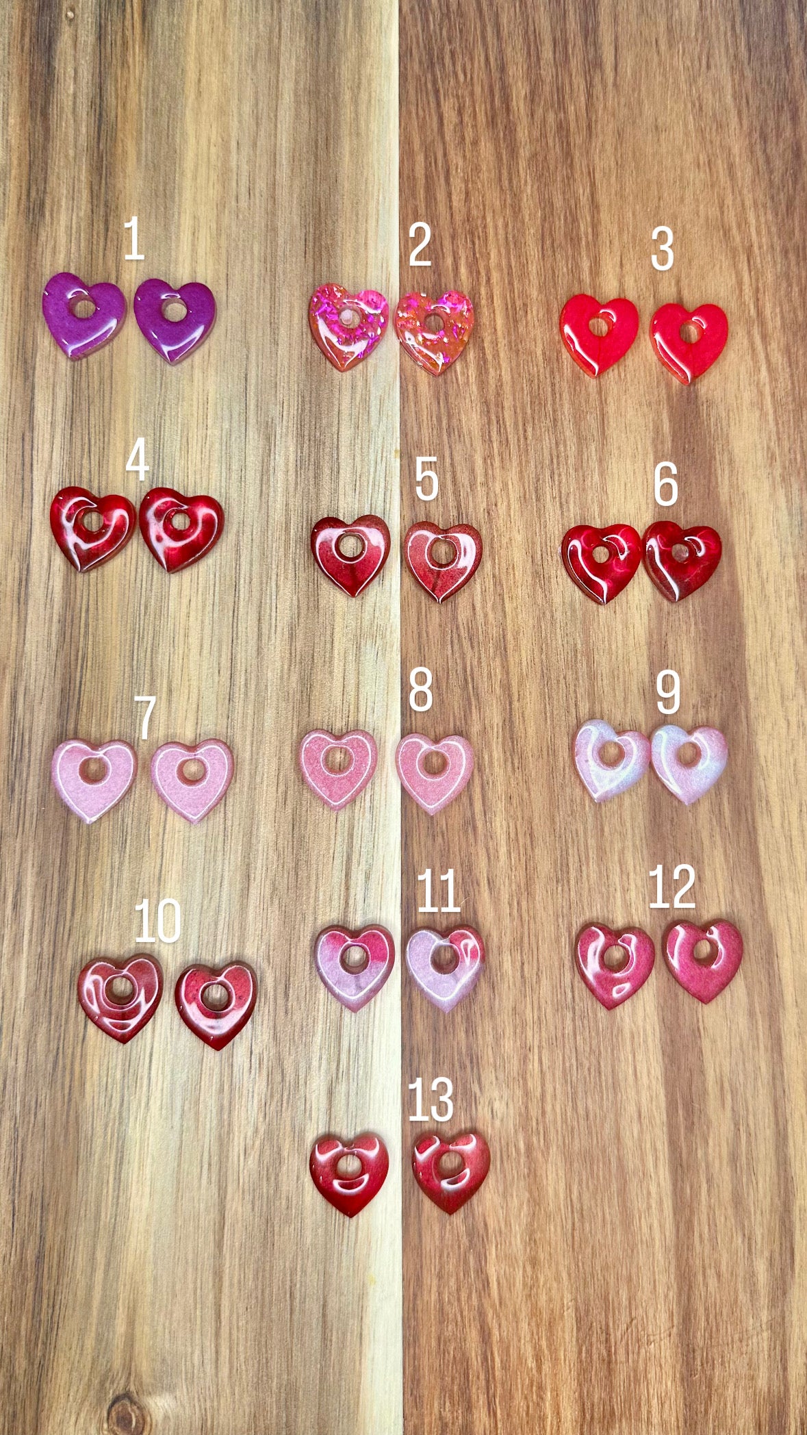 Pampilles Petit coeur 15mm