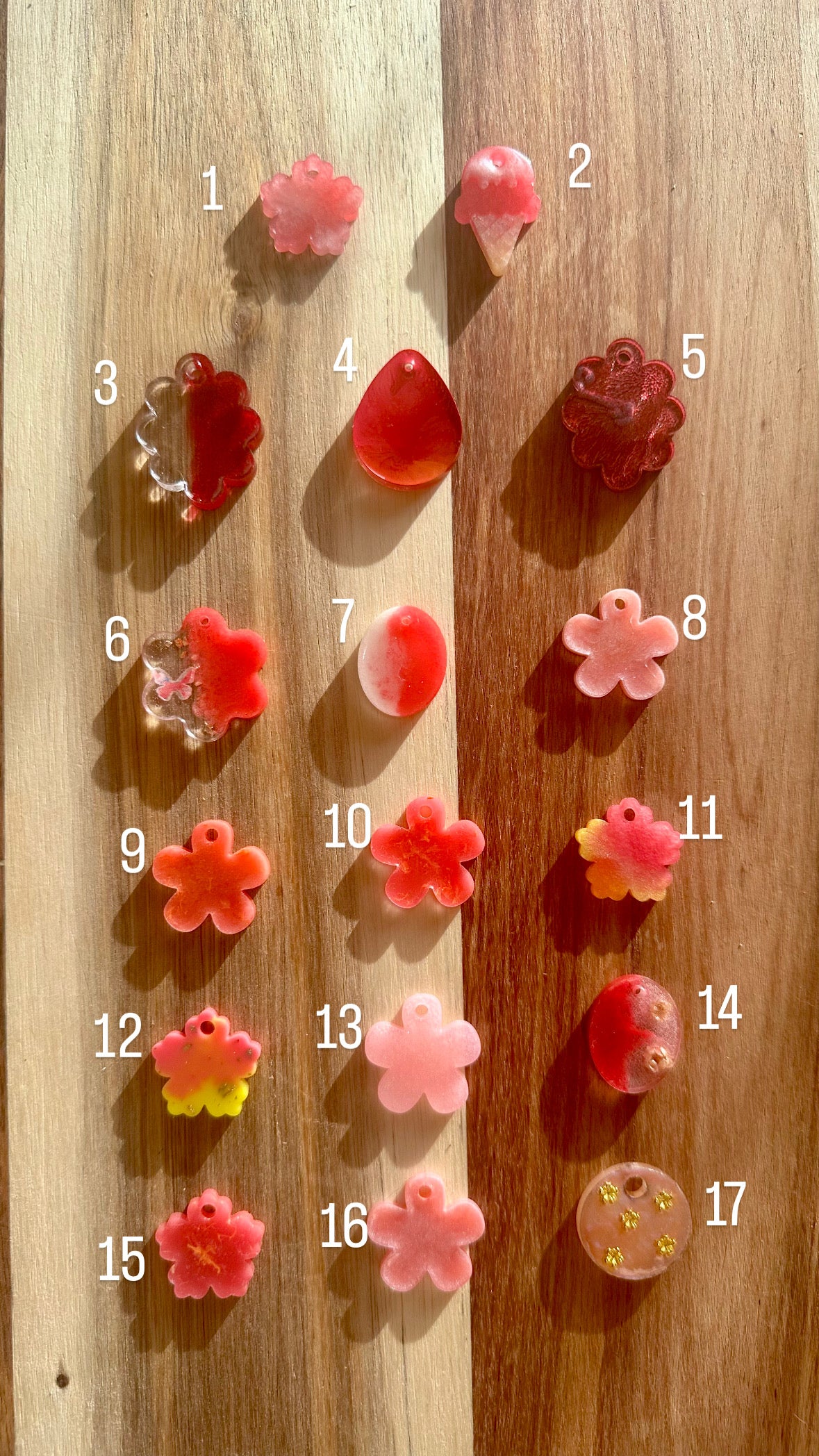 Petite médaille rose M et S