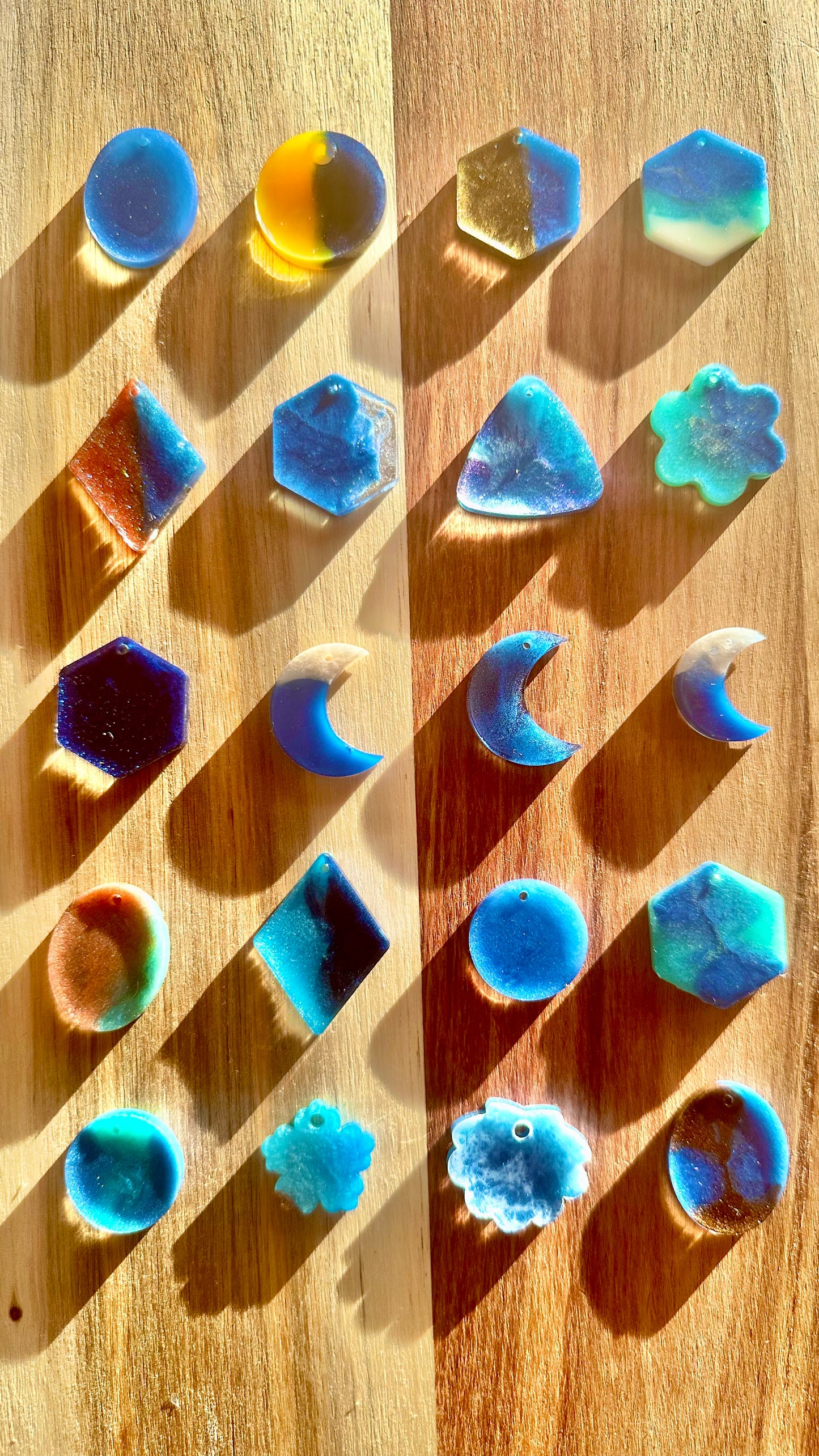 Petites médailles bleues taille S et M