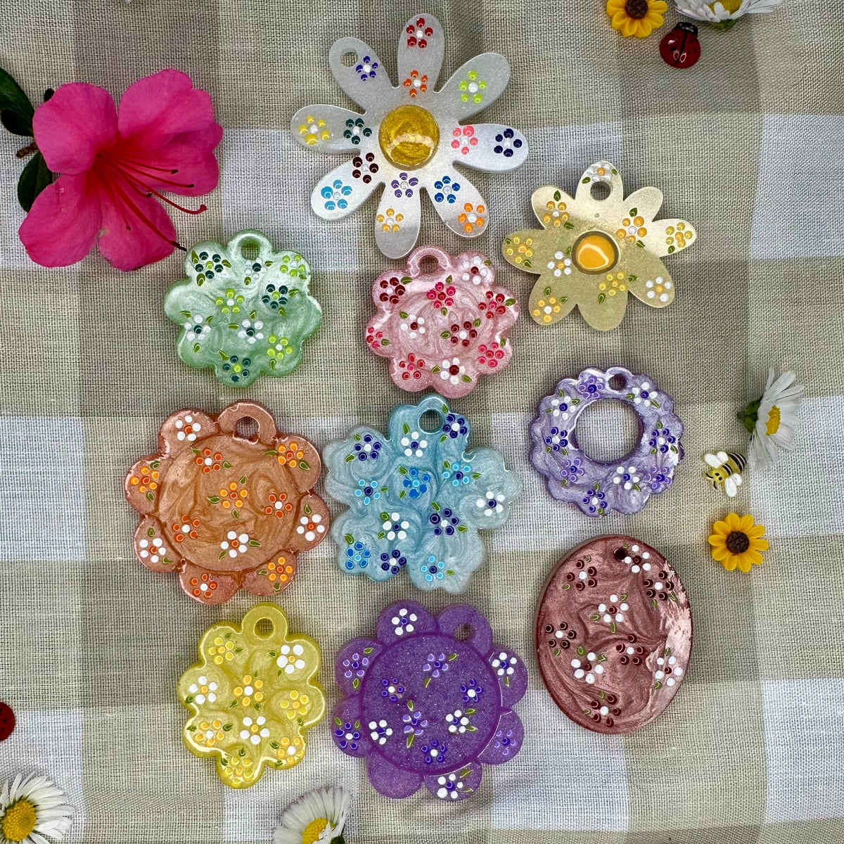 Médaille Mini fleurs