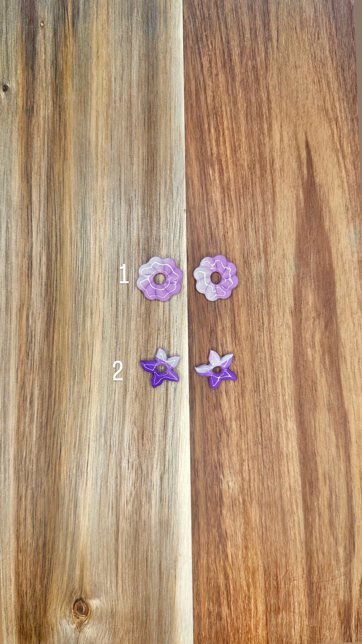 Pampilles en pâte polymère