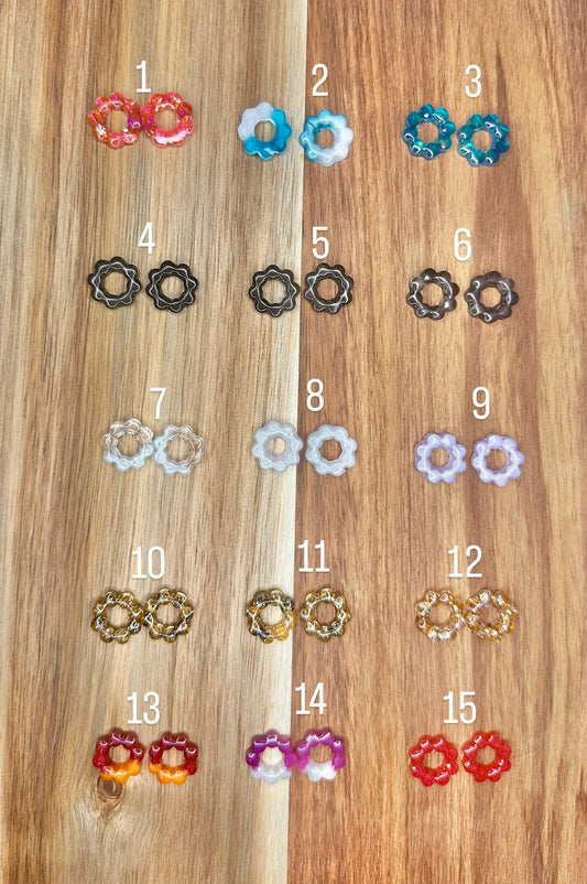 Petites pampilles hortensias 15mm