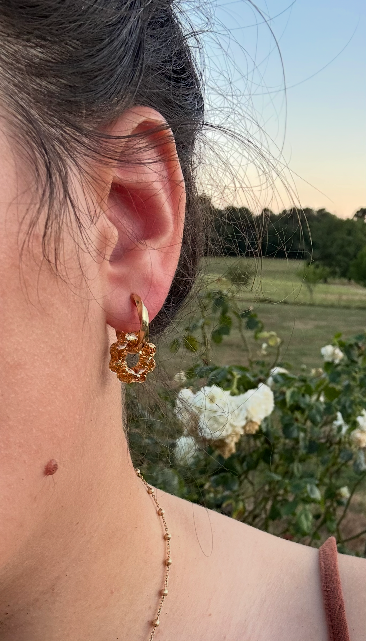 Pampilles Hortensia 15mm