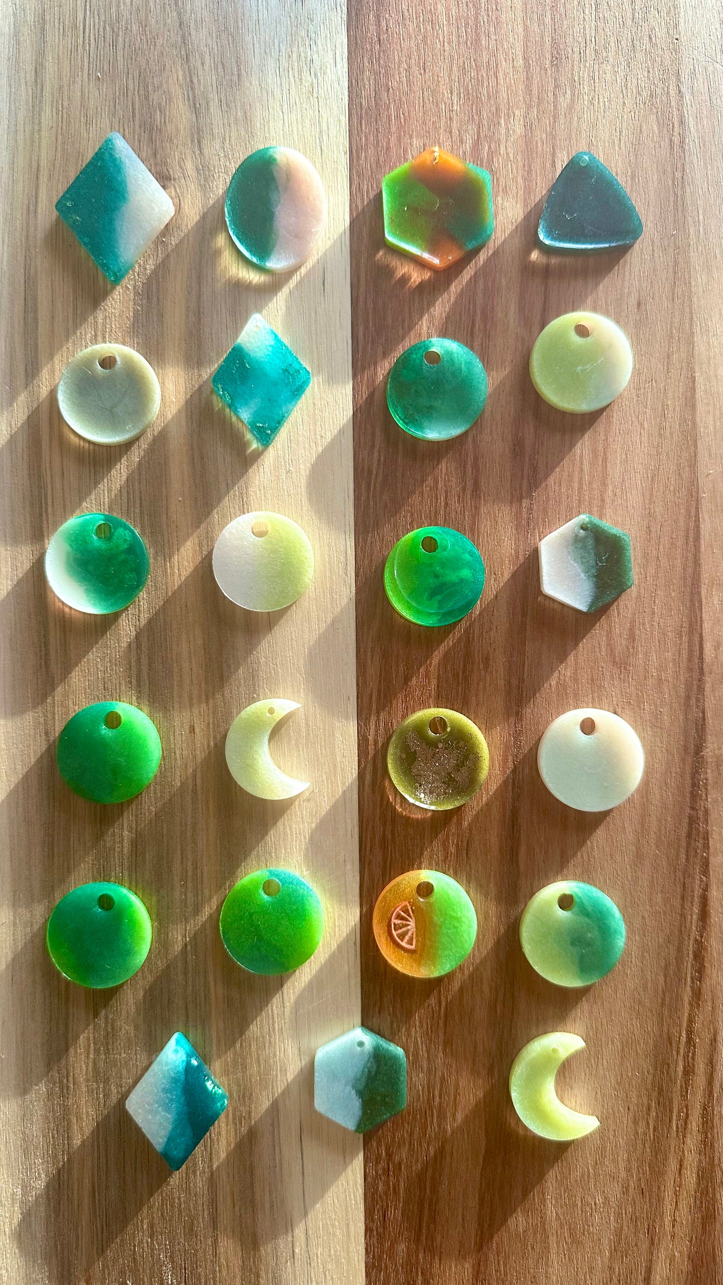 Petites médailles vertes taille S