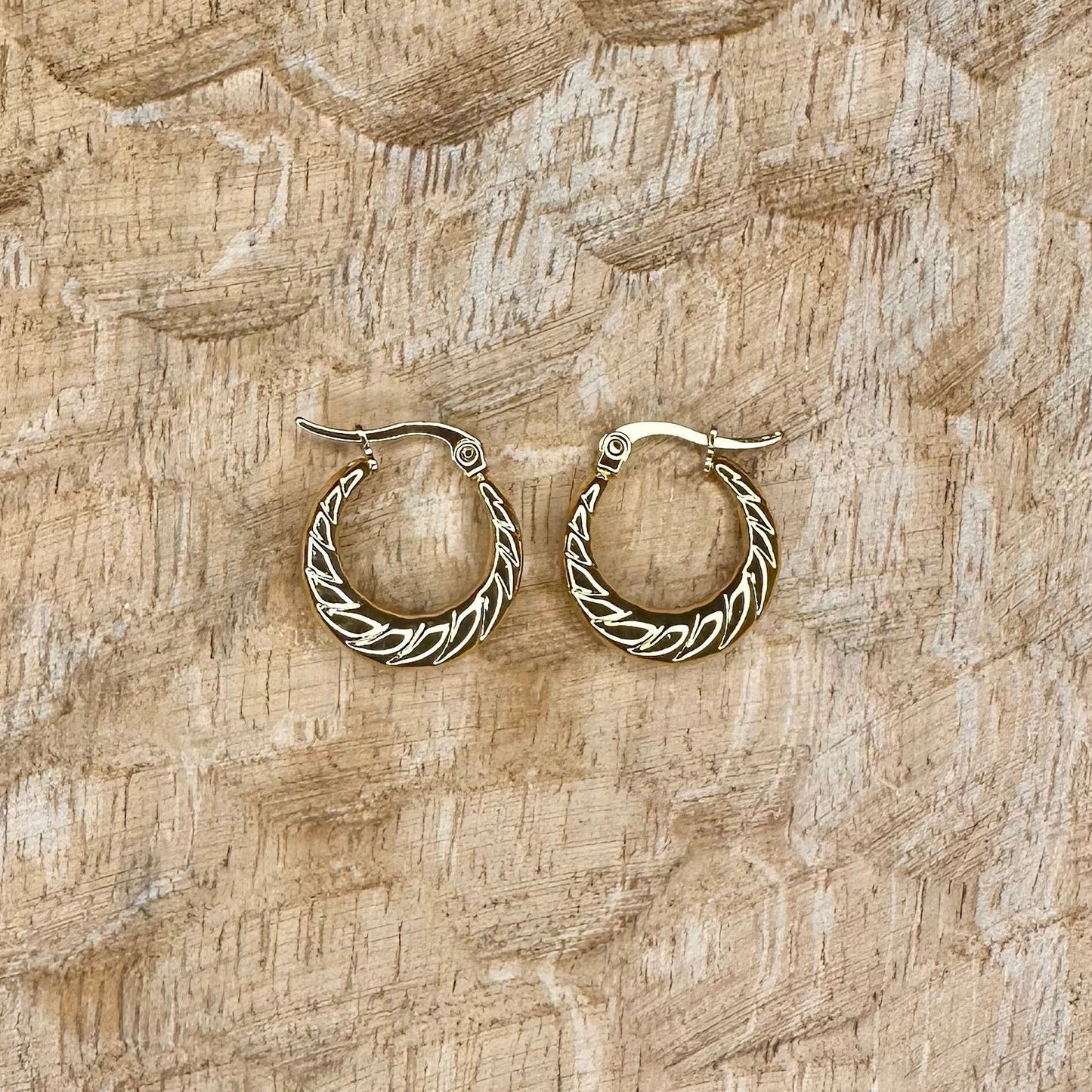 Boucles Daphné Dorées