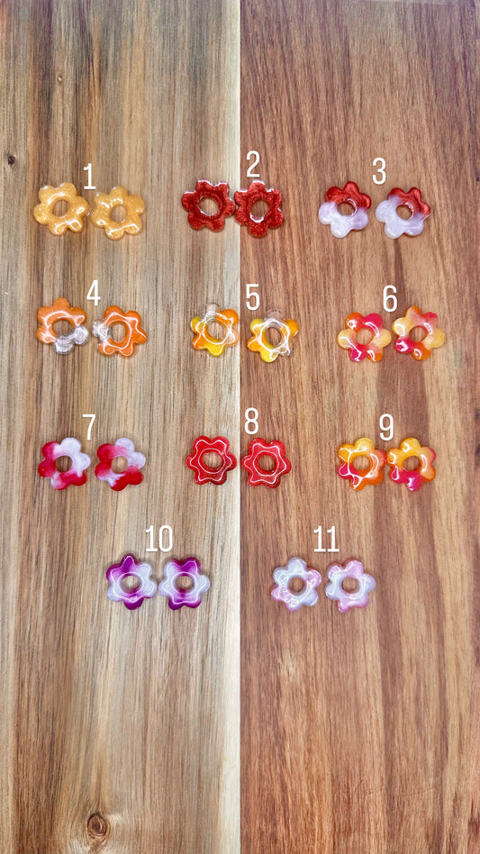 Pampilles Camélia 20mm